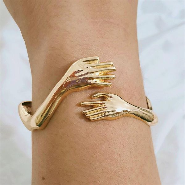 bangle adjustable human hug bracelet/cuff vintage jewelry birthday gift christmas hand open bangle, wristlet minimalist bracelet, Black
bangle adjustable human hug bracelet/cuff vintage jewelry birthday gift christmas hand open bangle, wristlet minimalist bracelet, Black