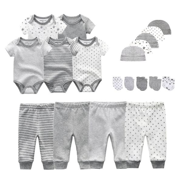 2021 clothing sets newborn boy solid bodysuits+pants+hats+gloves cotton baby girl clothes roupa de bebe 210309, White
2021 clothing sets newborn boy solid bodysuits+pants+hats+gloves cotton baby girl clothes roupa de bebe 210309, White