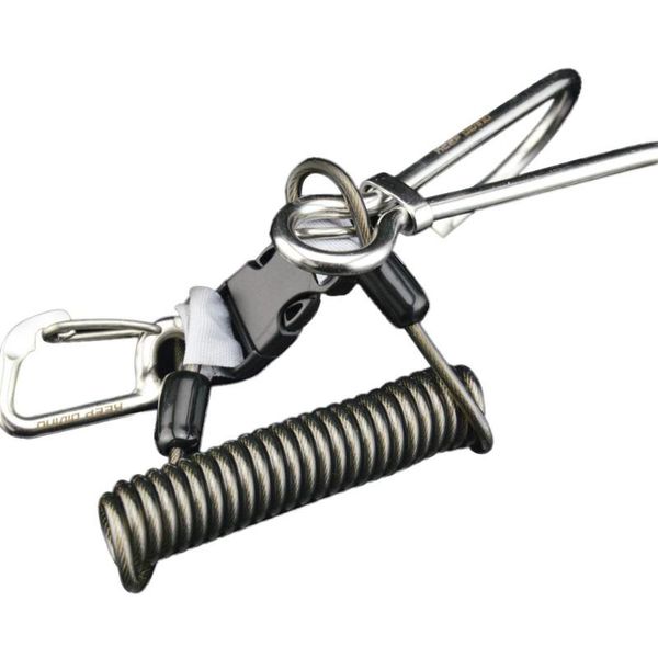 pool & accessories hobbylane stainless steel diving drift reef hook spiral coil lanyard diver pography accessory flow safety rope