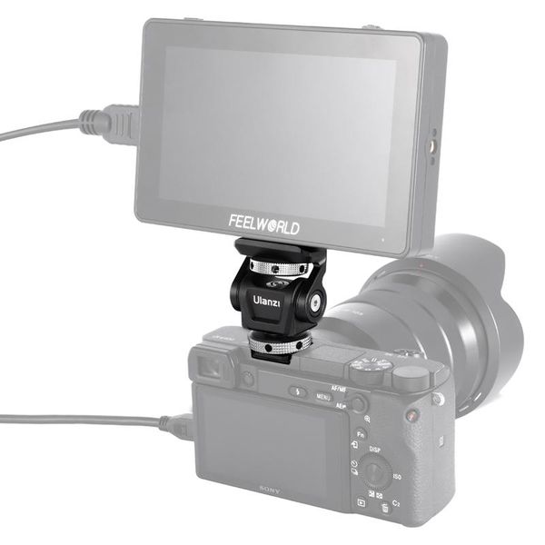 ulanzi u-150 universal monitor adapter 360 rotation adjustable for dslr camera monitor mount with 1/4'' screw camera accessories
ulanzi u-150 universal monitor adapter 360 rotation adjustable for dslr camera monitor mount with 1/4'' screw camera accessories
