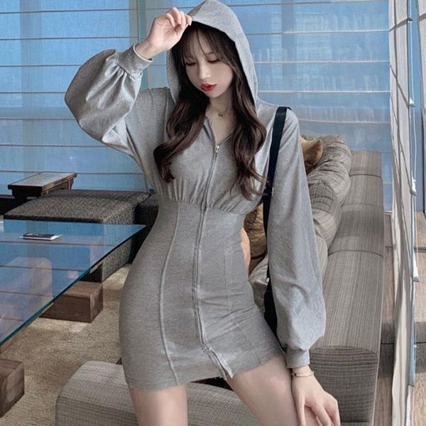 casual dresses long sleeve hooded bodycon dress chic korean clothes fashion brand woman spring style ladies hipster vestido moda, Black;gray
casual dresses long sleeve hooded bodycon dress chic korean clothes fashion brand woman spring style ladies hipster vestido moda, Black;gray