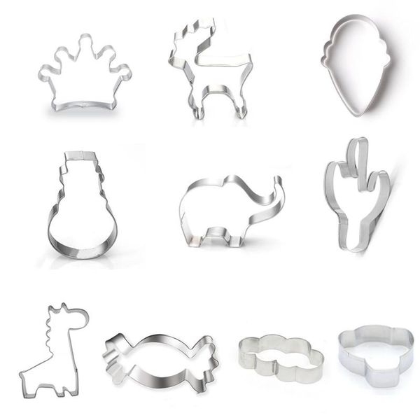 baking moulds 10 styles stainless cookie cutters biscuit diy mold various shapes decorating kitchen tools
baking moulds 10 styles stainless cookie cutters biscuit diy mold various shapes decorating kitchen tools