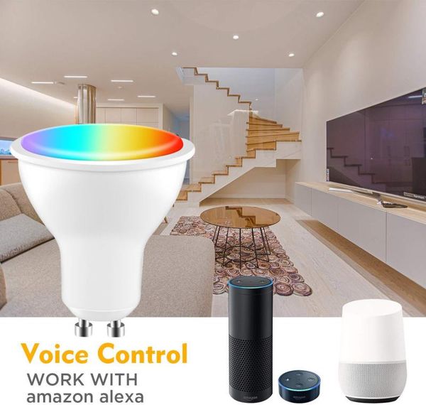 smart home control wifi gu10 led light bulb spotlight tuya/smart life app 4w rgbcw voice work with alexa google
smart home control wifi gu10 led light bulb spotlight tuya/smart life app 4w rgbcw voice work with alexa google
