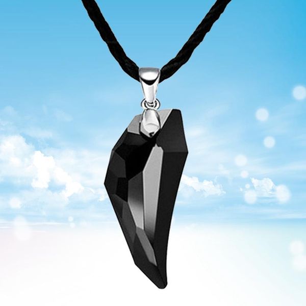 pendant necklaces long leather men jewelry necklace colours austrian crystal the teeth of wolf chains, Silver
pendant necklaces long leather men jewelry necklace colours austrian crystal the teeth of wolf chains, Silver
