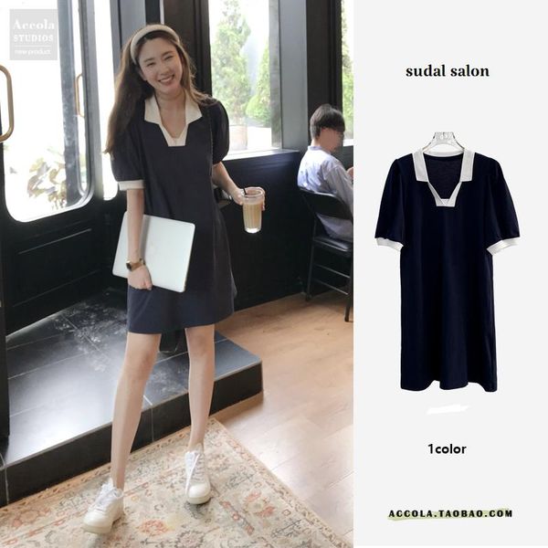casual dresses senior feeling female summer french small hubble-bubble sleeve dress can be salt sweet temperament, Black;gray
casual dresses senior feeling female summer french small hubble-bubble sleeve dress can be salt sweet temperament, Black;gray