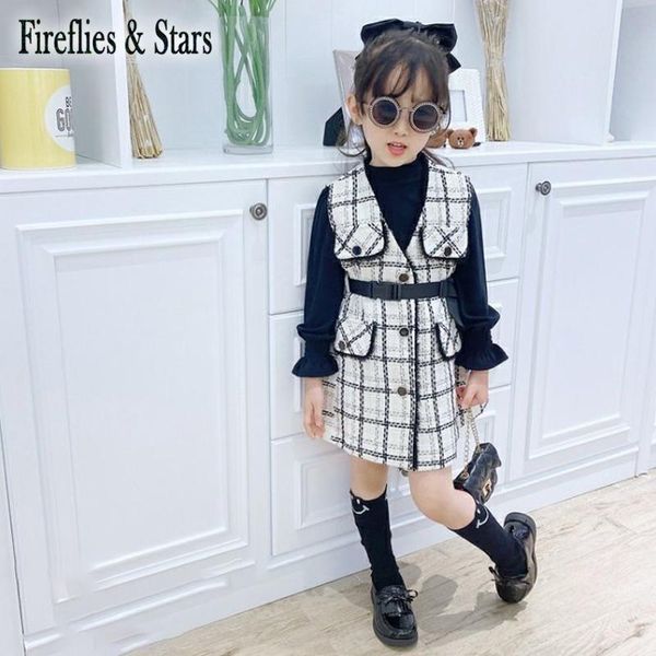 clothing sets spring autumn girls 2 pcs set baby t shirt + vest kids suits children clothes flare cuff check plaid waistbelt 4 to 14 yrs, White
clothing sets spring autumn girls 2 pcs set baby t shirt + vest kids suits children clothes flare cuff check plaid waistbelt 4 to 14 yrs, White