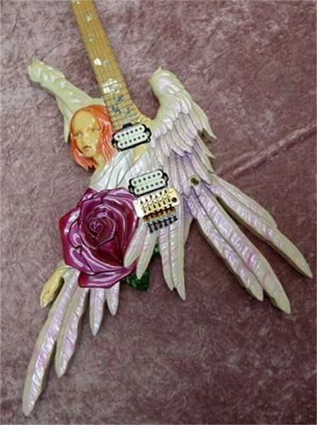 fashion personality pure handmade angel electric guitar, home package left hand guitars guitarra
fashion personality pure handmade angel electric guitar, home package left hand guitars guitarra