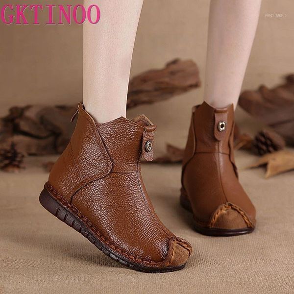 boots gktinoo women genuine leather ankle flats ladies zip plush warm winter shoes female fashion sewing retro short boot1, Black
boots gktinoo women genuine leather ankle flats ladies zip plush warm winter shoes female fashion sewing retro short boot1, Black