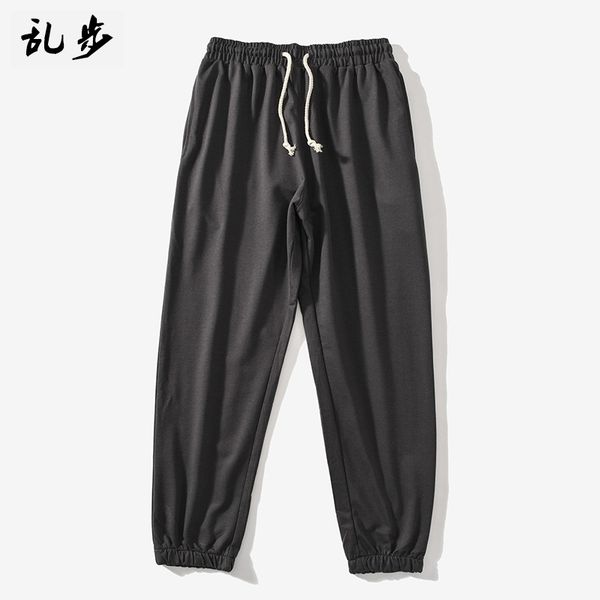 1summer fashion casual men's loose wide leg sports student korean trend pure color lovers pants, Black
1summer fashion casual men's loose wide leg sports student korean trend pure color lovers pants, Black