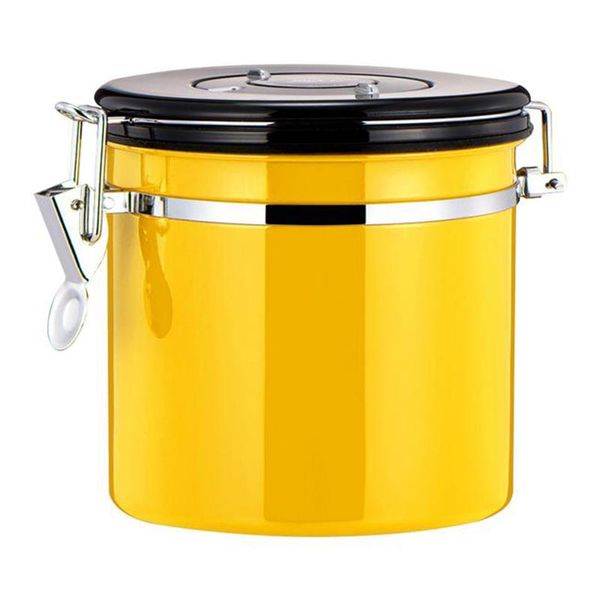 storage bottles & jars 0.8l airtight tea coffee sugar sets container canister set for beans ground yellow s
storage bottles & jars 0.8l airtight tea coffee sugar sets container canister set for beans ground yellow s