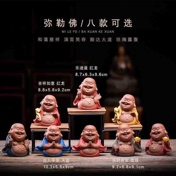 purple sand pet zhaocai maitreya buddha car office table tea ceremony decoration handicrafts vehicle
purple sand pet zhaocai maitreya buddha car office table tea ceremony decoration handicrafts vehicle