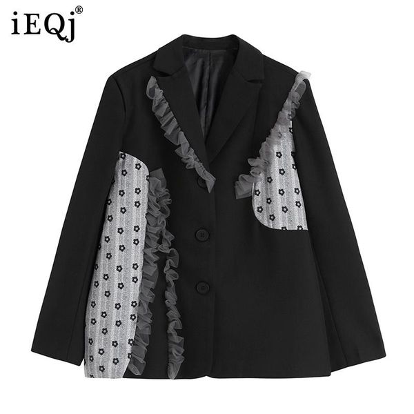 women's suits & blazers ieqj women black office lady big size lace spliced dot asymmetry blazer lapel long sleeve loose fashion autumn, White;black
women's suits & blazers ieqj women black office lady big size lace spliced dot asymmetry blazer lapel long sleeve loose fashion autumn, White;black