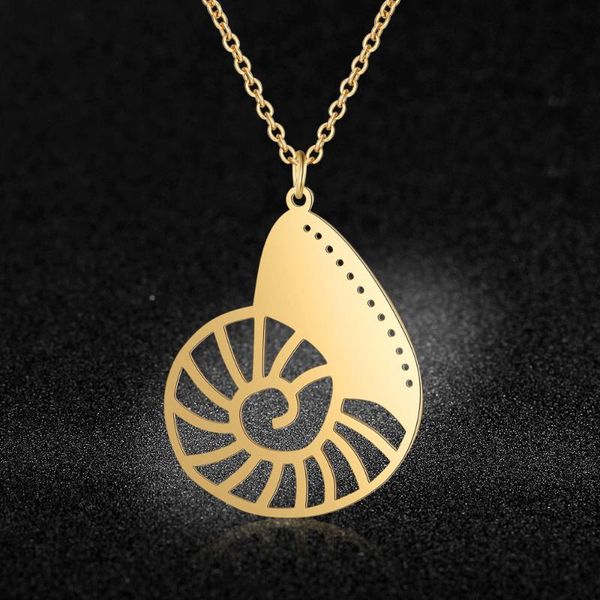 pendant necklaces unique sea conch necklace lavixmia italy design 100% stainless steel for women super fashion jewelry special gift, Silver
pendant necklaces unique sea conch necklace lavixmia italy design 100% stainless steel for women super fashion jewelry special gift, Silver