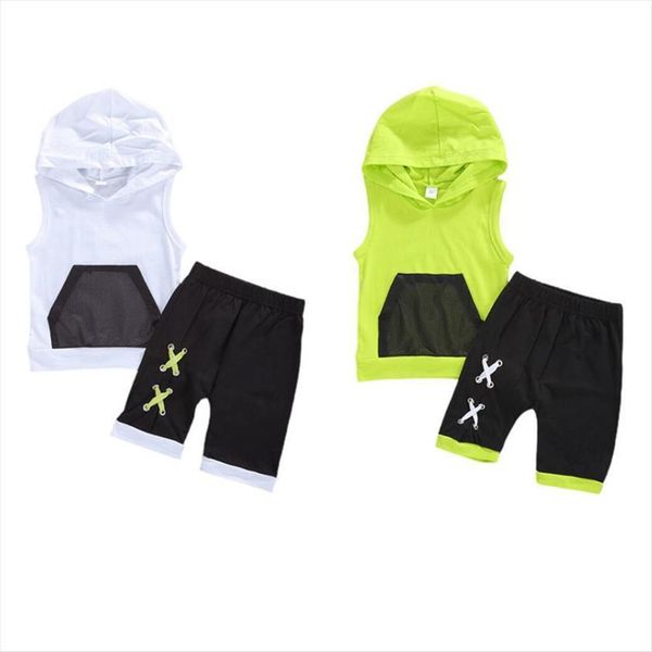 summer 2 5years kid baby boys sets pocket solid sleeveless hooded shorts 2pcs set, White
summer 2 5years kid baby boys sets pocket solid sleeveless hooded shorts 2pcs set, White