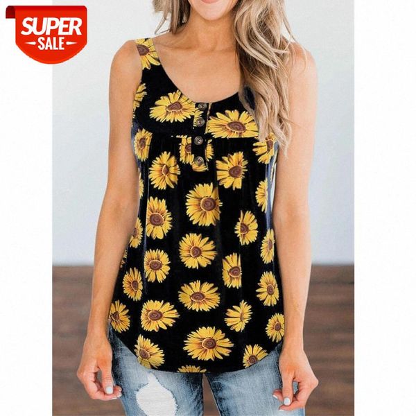 Women's Sunflower Printed T-shirt Summer 2020 Sleeveless V Neck Tee Shirt Tops plus size S-5XL WDC4471 #Uv93, White
Women's Sunflower Printed T-shirt Summer 2020 Sleeveless V Neck Tee Shirt Tops plus size S-5XL WDC4471 #Uv93, White