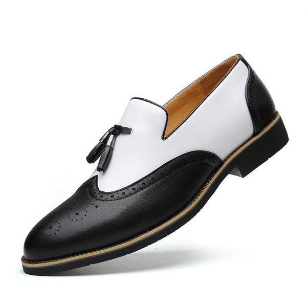 dress shoes british vintage tassel men leather fashion casual formal loafers wedge wedding brogue, Black
dress shoes british vintage tassel men leather fashion casual formal loafers wedge wedding brogue, Black