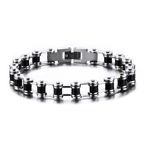 europe and the united states jewelry bicycle bracelet stainless steel bracelet men jewelry, Black
europe and the united states jewelry bicycle bracelet stainless steel bracelet men jewelry, Black