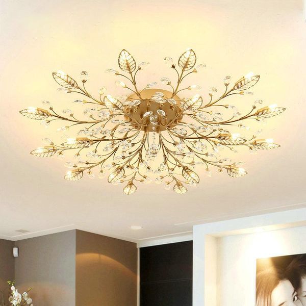 modern crystal decoration chandeliers iron lighting fixture ceiling for living room bedroom dining room g9 black/gold led bulbs
modern crystal decoration chandeliers iron lighting fixture ceiling for living room bedroom dining room g9 black/gold led bulbs