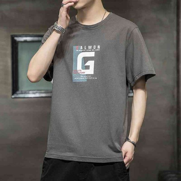summer short sleeve men's fashion brand loose new youth t-shirt xinjiang cotton, White;black
summer short sleeve men's fashion brand loose new youth t-shirt xinjiang cotton, White;black