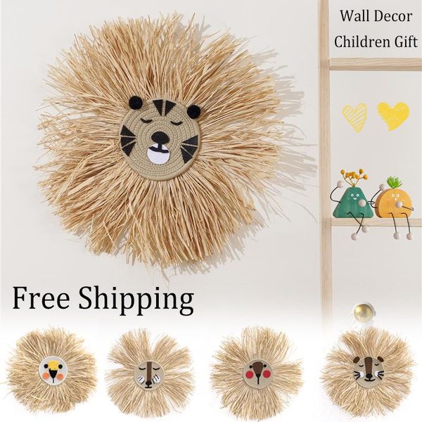 decorative objects & figurines wall hanging decor for kids room decorations hand woven cartoon lion animal ins nordic head baby girl gift
decorative objects & figurines wall hanging decor for kids room decorations hand woven cartoon lion animal ins nordic head baby girl gift
