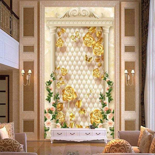 wallpapers customized europe style luxury wallpaper gold and roses floating on textured ellipse leather background living room vestibule
wallpapers customized europe style luxury wallpaper gold and roses floating on textured ellipse leather background living room vestibule