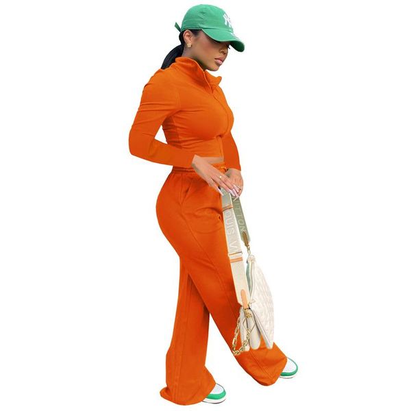 women's two piece pants fashion set tracksuit spring autumn casual clothes long sleeve zipper crop wide leg suit solid outfits, White
women's two piece pants fashion set tracksuit spring autumn casual clothes long sleeve zipper crop wide leg suit solid outfits, White