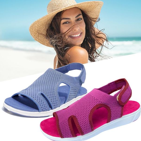 sandals women's soft comfortable sandal fashion mesh upper breathable adjustable cross-strap design summer shoes for girls, Black
sandals women's soft comfortable sandal fashion mesh upper breathable adjustable cross-strap design summer shoes for girls, Black