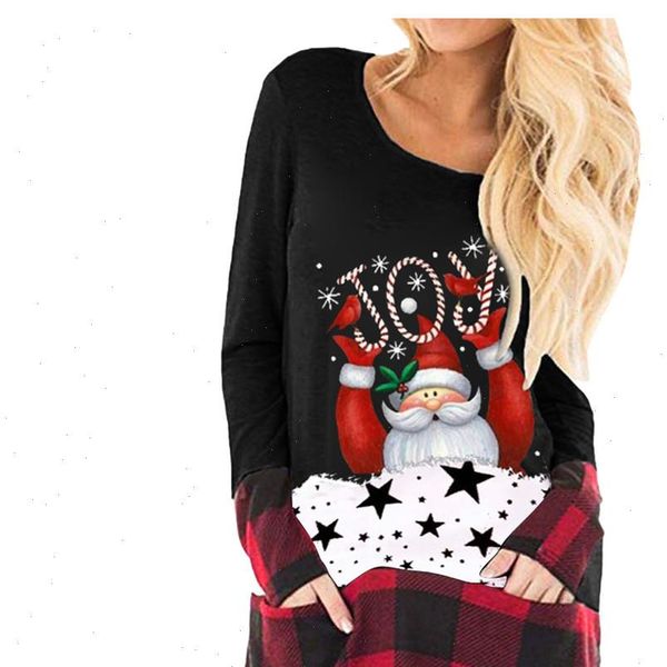 womens christmas blouses plaid splice hem long sleeve blouse funny cute christmas tunic xmas blouse women long blusas mujer, White
womens christmas blouses plaid splice hem long sleeve blouse funny cute christmas tunic xmas blouse women long blusas mujer, White