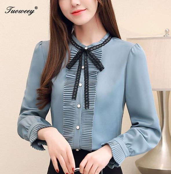 women's blouses & shirts fashion women 2021 chiffon blouse shirt female womens and long sleeve office, White
women's blouses & shirts fashion women 2021 chiffon blouse shirt female womens and long sleeve office, White