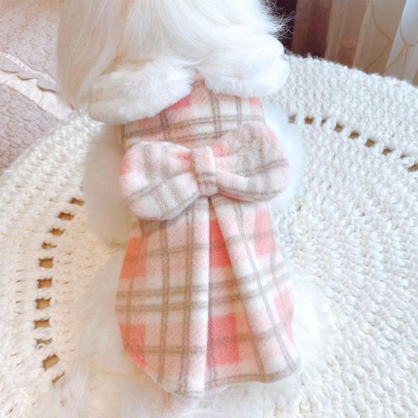 big bow tie pet cat clothes tartan dog coat winter soft fake fur collar split dress sleeveless vest jacket for princess girls xl
big bow tie pet cat clothes tartan dog coat winter soft fake fur collar split dress sleeveless vest jacket for princess girls xl