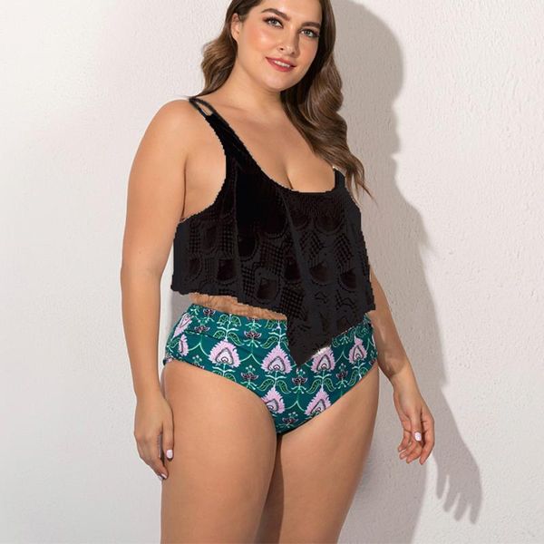 women's swimwear swimsuit bikinis 2021 woman bikini set large fat color print beachwear bathing suit swim shorts, White;black
women's swimwear swimsuit bikinis 2021 woman bikini set large fat color print beachwear bathing suit swim shorts, White;black