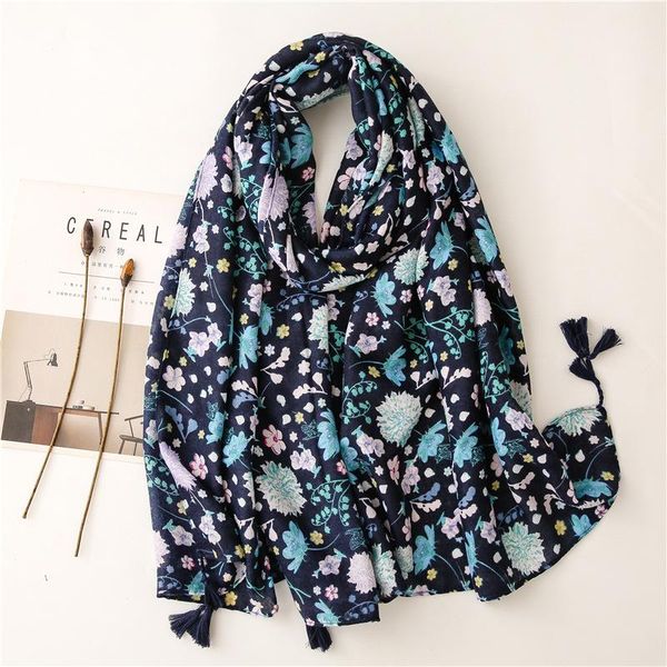 scarves 2021 luxury women cotton scarf large shawls with tassel hijab navy blue colorful florals print lady beach stole head, Blue;gray
scarves 2021 luxury women cotton scarf large shawls with tassel hijab navy blue colorful florals print lady beach stole head, Blue;gray