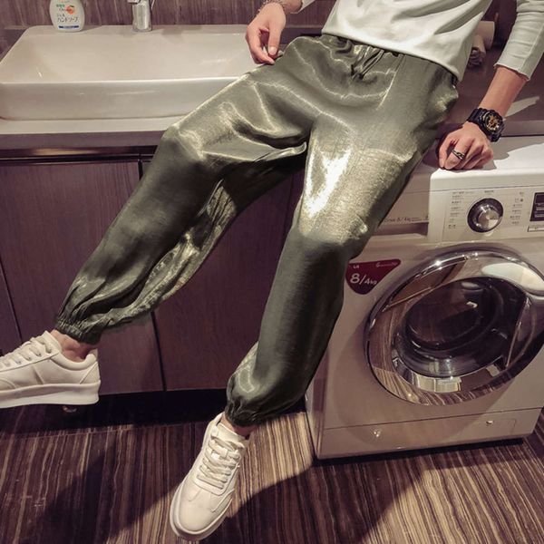 net red very fairy pants men's trendy brand gradient bright color sports pants spirit guy cool casual harem pants, Blue
net red very fairy pants men's trendy brand gradient bright color sports pants spirit guy cool casual harem pants, Blue
