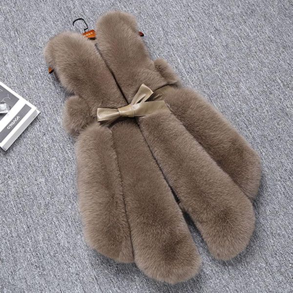 women's fur & faux women clothes autumn winter real long vest coats korean vintage elegatn vests coat chalecos para mujer zl510, Black
women's fur & faux women clothes autumn winter real long vest coats korean vintage elegatn vests coat chalecos para mujer zl510, Black