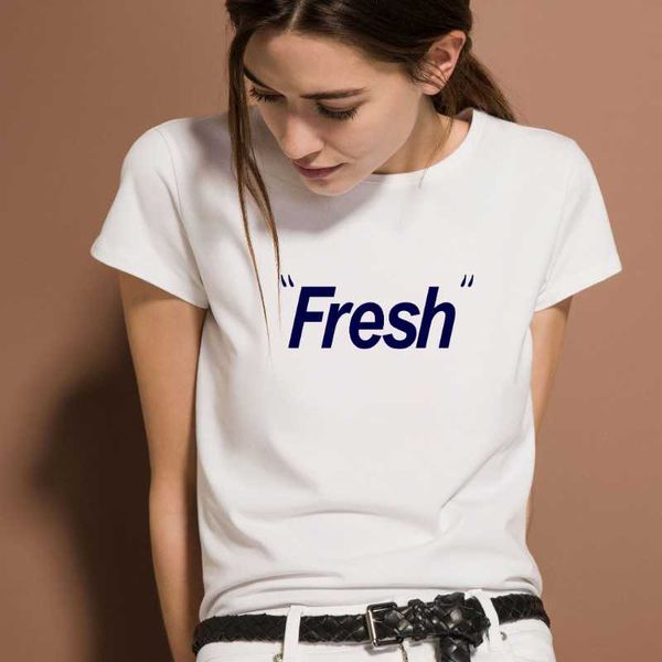women's t-shirt hd letter print women summer 100% cotton round neck short sleeve casual clothing top, White
women's t-shirt hd letter print women summer 100% cotton round neck short sleeve casual clothing top, White