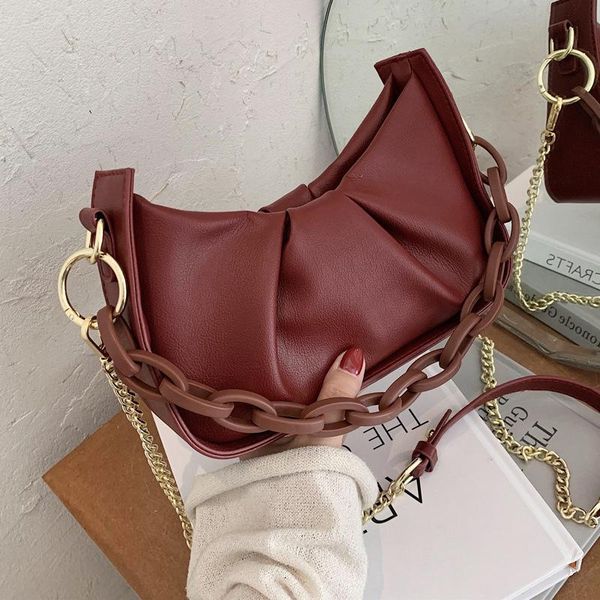 evening bags chain shoulder satchel female leather summer bag stray crossbody folds baguette dumplings large crescent
evening bags chain shoulder satchel female leather summer bag stray crossbody folds baguette dumplings large crescent
