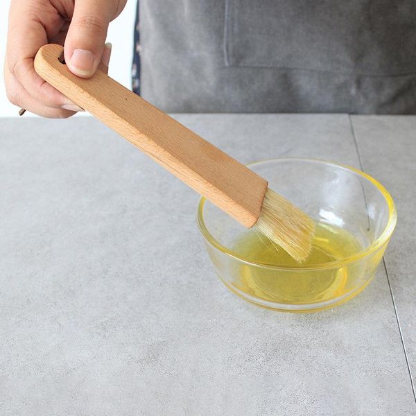 tools & accessories kitchen cooking tool barbecue brush wooden handle pastry portable outdoor bbq accessorie multifunction food