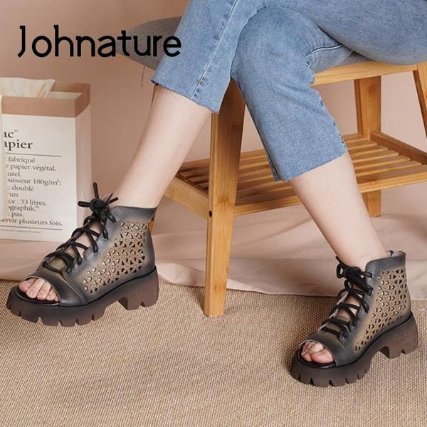 johnature women shoes platform sandals genuine leather zip retro 2021 new summer sewing lace-up handmade concise ladies sandals, Black
johnature women shoes platform sandals genuine leather zip retro 2021 new summer sewing lace-up handmade concise ladies sandals, Black