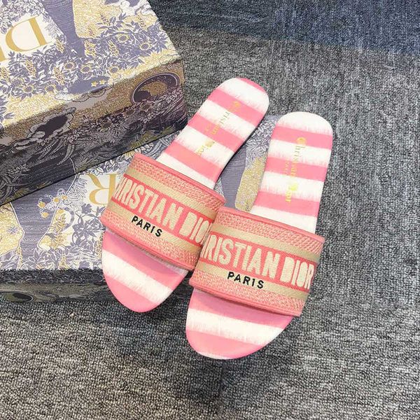 high version d family women's shoes and slippers spring beach letter embroidery pink flat for women, Black
high version d family women's shoes and slippers spring beach letter embroidery pink flat for women, Black