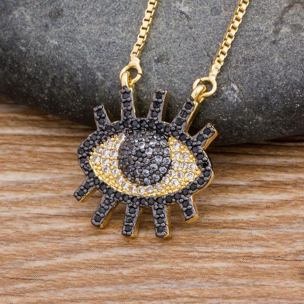 chains copper cubic zirconia evil eye necklace for women men crystal rhinestone pendant couple custom gifts, Silver
chains copper cubic zirconia evil eye necklace for women men crystal rhinestone pendant couple custom gifts, Silver