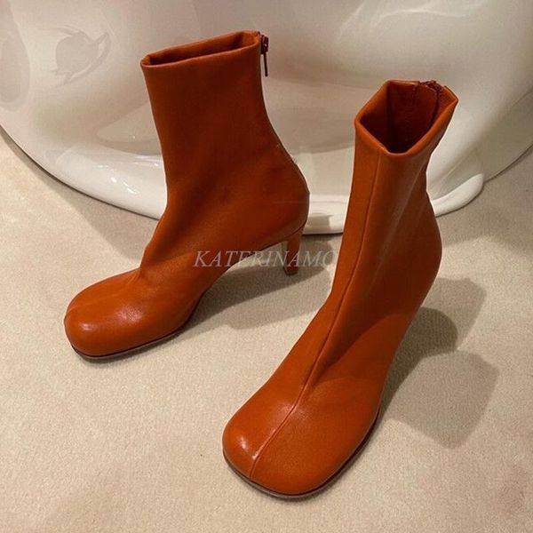 boots fashion women thin heels leather back zipper square toe high 2021 ladies short shoes botas zapatos mujer, Black
boots fashion women thin heels leather back zipper square toe high 2021 ladies short shoes botas zapatos mujer, Black