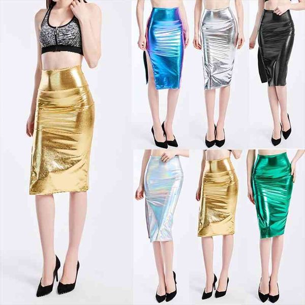 summer skinny laser holographic gold womens skirts high waist pencil female midi women night club bodycon, Black
summer skinny laser holographic gold womens skirts high waist pencil female midi women night club bodycon, Black