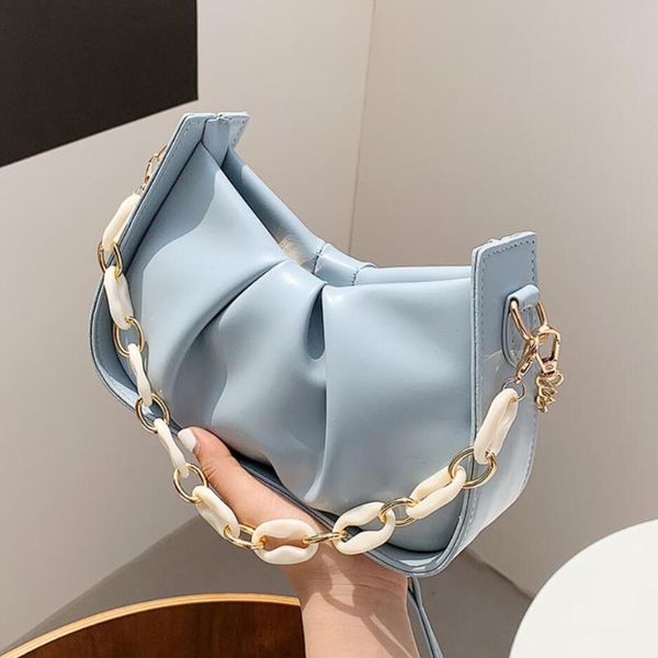 evening bags solid color pleated tote bag 2021 summer quality pu leather women's designer shoulder messenger
evening bags solid color pleated tote bag 2021 summer quality pu leather women's designer shoulder messenger