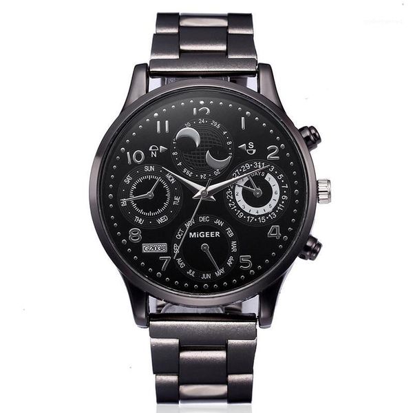 wristwatches migeer mens watches fashion sport quartz watch stainless steel men man clock horloges manne, Slivery;brown
wristwatches migeer mens watches fashion sport quartz watch stainless steel men man clock horloges manne, Slivery;brown