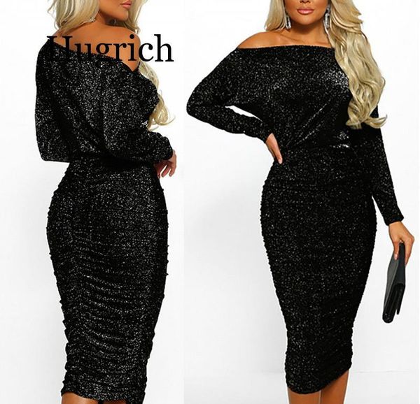 casual dresses 2021 arrival solid off shoulder slim elegant women boat neck glitter bodycon dress evening party formal, Black;gray
casual dresses 2021 arrival solid off shoulder slim elegant women boat neck glitter bodycon dress evening party formal, Black;gray