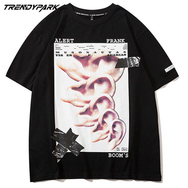men's t-shirt creative ears printing summer short sleeve hip hop oversize cotton casual harajuku streetwear tee t-shirts 210601, White;black
men's t-shirt creative ears printing summer short sleeve hip hop oversize cotton casual harajuku streetwear tee t-shirts 210601, White;black