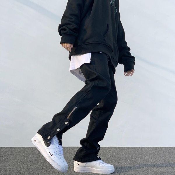 men's pants breasted zipper casual trousers black cargo design slimming hiphop male high street japanese streetwear men
men's pants breasted zipper casual trousers black cargo design slimming hiphop male high street japanese streetwear men