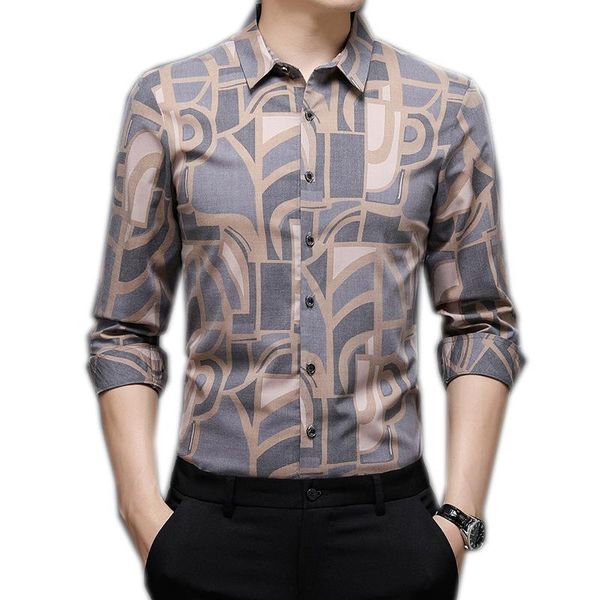 men's casual shirts mens brand vintage shirt geometric abstract 40% cotton 60% polyester spring summer long sleeve turndown collar a082, White;black
men's casual shirts mens brand vintage shirt geometric abstract 40% cotton 60% polyester spring summer long sleeve turndown collar a082, White;black