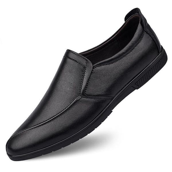 four seasons fashion british style busins men's leather sho casual simple gentleman formal office, Black
four seasons fashion british style busins men's leather sho casual simple gentleman formal office, Black