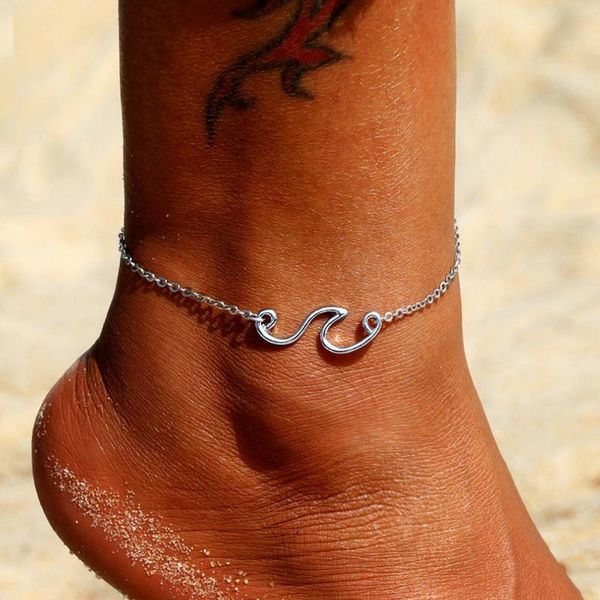 anklets bohemian vintage silver color wave leg chain ankle bracelet for women fashion beach anklet summer foot jewelry, Red;blue
anklets bohemian vintage silver color wave leg chain ankle bracelet for women fashion beach anklet summer foot jewelry, Red;blue